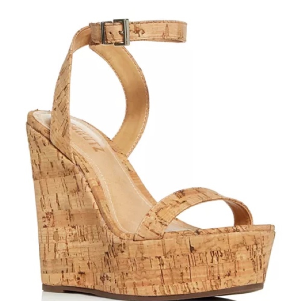 Schutz Women's Eduarda Platform Wedge Sandals -
Size 8